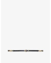 Maje - Croc-Effect Leather Belt - Lyst