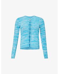 Samsøe & Samsøe - Salya Cut-out Recycled-polyester And Recycled-cotton Jumper - Lyst