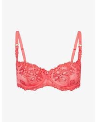 Chantelle - Champs Elysees Balconette Mesh Bra - Lyst