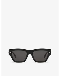 Alexander McQueen - Am0409s Square-frame Acetate Sunglasses - Lyst