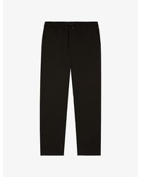The Kooples - Drawstring-Waist Side-Pocket Stretch-Woven Trousers - Lyst