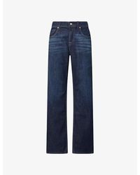 7 For All Mankind - Austyn Straight-Leg Denim Jeans - Lyst