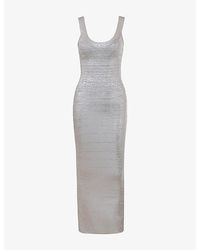 House Of Cb - The Og Bandage Stretch-Woven Maxi Dress Xs (A-C Cup) - Lyst