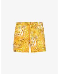 Vilebrequin - Moorise Brand-Patch Stretch-Woven Swim Shorts - Lyst