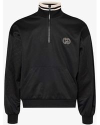 Gucci - Brand-appliqué Relaxed-fit Jersey Track Jacket - Lyst