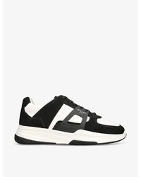 Mallet - Marquess Contrast-panel Suede And Leather Trainers - Lyst
