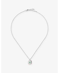 Missoma - May Birthstone Sterling- And Crystal Pendant Necklace - Lyst