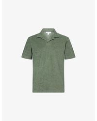 Sunspel - Towelling Camp-Collar Cotton Polo Shirt - Lyst