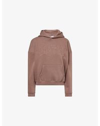 BO+TEE - Brand-Embroidery Relaxed-Fit Cotton-Blend Hoodie - Lyst