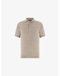 BOGGI - Fine-Knit Regular-Fit Linen And Cotton Polo Shirt - Lyst