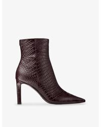 Jimmy Choo - Frankie Ab 85 Leather Ankle Boots - Lyst