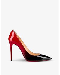 Christian Louboutin Decollete 554 100 Patent Degrade | Lyst