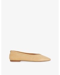 Dune - Hetta Leather Ballet Flats - Lyst