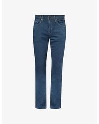 PAIGE - Federal Straight-Leg Slim-Fit Stretch-Denim Jeans - Lyst