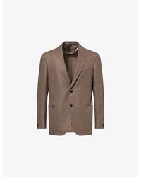 Corneliani - Single-Breasted Notch-Lapel Virgin-Wool Jacket - Lyst