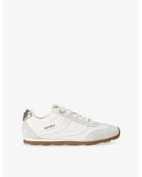 Carvela Kurt Geiger - Florence Suede And Mesh Trainers - Lyst