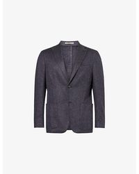 Corneliani - Whisper Single-Breasted Silk-Cashmere Blend Jacket - Lyst
