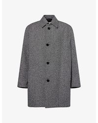 Marni - Point Collar Wool-Blend Coat - Lyst