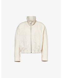 Lemaire - Double-layered Funnel-neck Cotton Jacket - Lyst