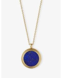 Astley Clarke - Stilla 18Ct And Lapis Locket Necklace - Lyst