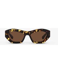 Bottega Veneta - Bv1221s Cat-eye Tortoiseshell Acetate Sunglasses - Lyst