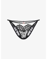 Agent Provocateur - Clarissa Tanga Lace Briefs - Lyst