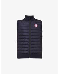 Canada Goose - High-Neck Padded Wool And Shell-Down Vest - Lyst