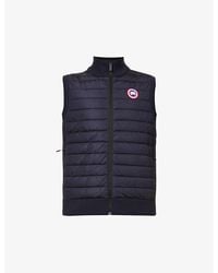 Canada Goose - High-Neck Padded Wool And Shell-Down Vest - Lyst