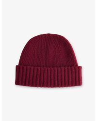 Whistles - Ribbed Brushed Wool Beanie - Lyst