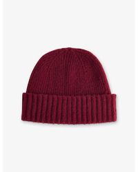 Whistles - Ribbed Brushed Wool Beanie - Lyst