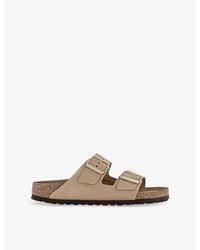 Birkenstock - Arizona Two-Strap Leather Sandals - Lyst