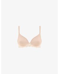 Simone Perele - Caresse 3D Spacer And Stretch-Lace Underwired Plunge Bra - Lyst