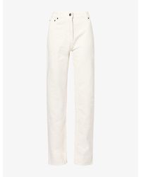 Magda Butrym - Straight-Leg Denim Jeans - Lyst