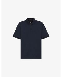 BOSS - Parlay Short-Sleeved Cotton Polo Shirt - Lyst