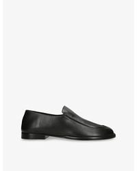 Neous - Polaris Slip-On Flat Leather Loafers - Lyst