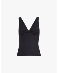 WE Are Tala - Dayflex Support V-Neck Stretch-Nylon Top - Lyst