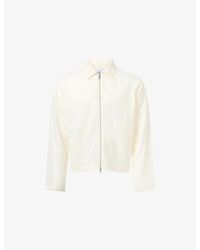 MKI Miyuki-Zoku - Rider Zip-Up Cotton Shirt - Lyst