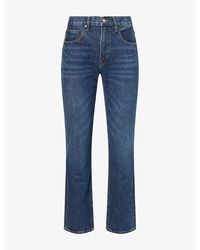 FRAME - The Classic Straight-Leg Denim Jeans - Lyst