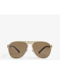 BVLGARI - Bv5043tk Pilot-frame Sunglasses - Lyst