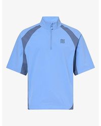 Manors - Tour Short-Sleeve Stretch-Woven Shirt - Lyst