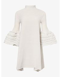 CFCL - Pottery Pile Glitter-Embellished Knitted Mini Dress - Lyst