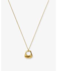 Missoma - Hera Ridge 18ct Recycled Yellow -plated Brass Pendant Necklace - Lyst