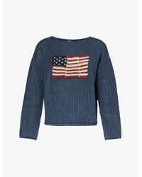 Polo Ralph Lauren - American-flag Cotton Knitted Jumper - Lyst