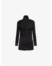 Entire studios - Gres Twisted Stretch-Cotton Top - Lyst
