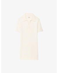 Zadig & Voltaire - Lulu Polo-Collar Knitted Mini Dress - Lyst
