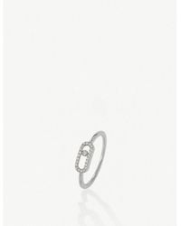 Messika - Move Uno 18ct -gold And Diamond Ring - Lyst