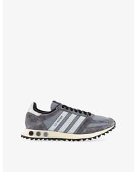 adidas - La Trainer Og Mesh And Suede Trainers - Lyst