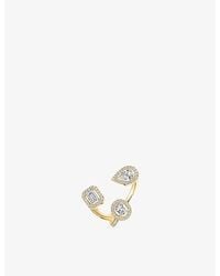 Messika - My Twin Trilogy Medium 18Ct And 1Ct Diamond Ring - Lyst