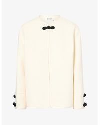 RÓHE Frames - Pankou Knotted Wool-Blend Jacket - Lyst