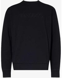 JW Anderson - Logo-embroidered Relaxed-fit Cotton Sweatshirt X - Lyst